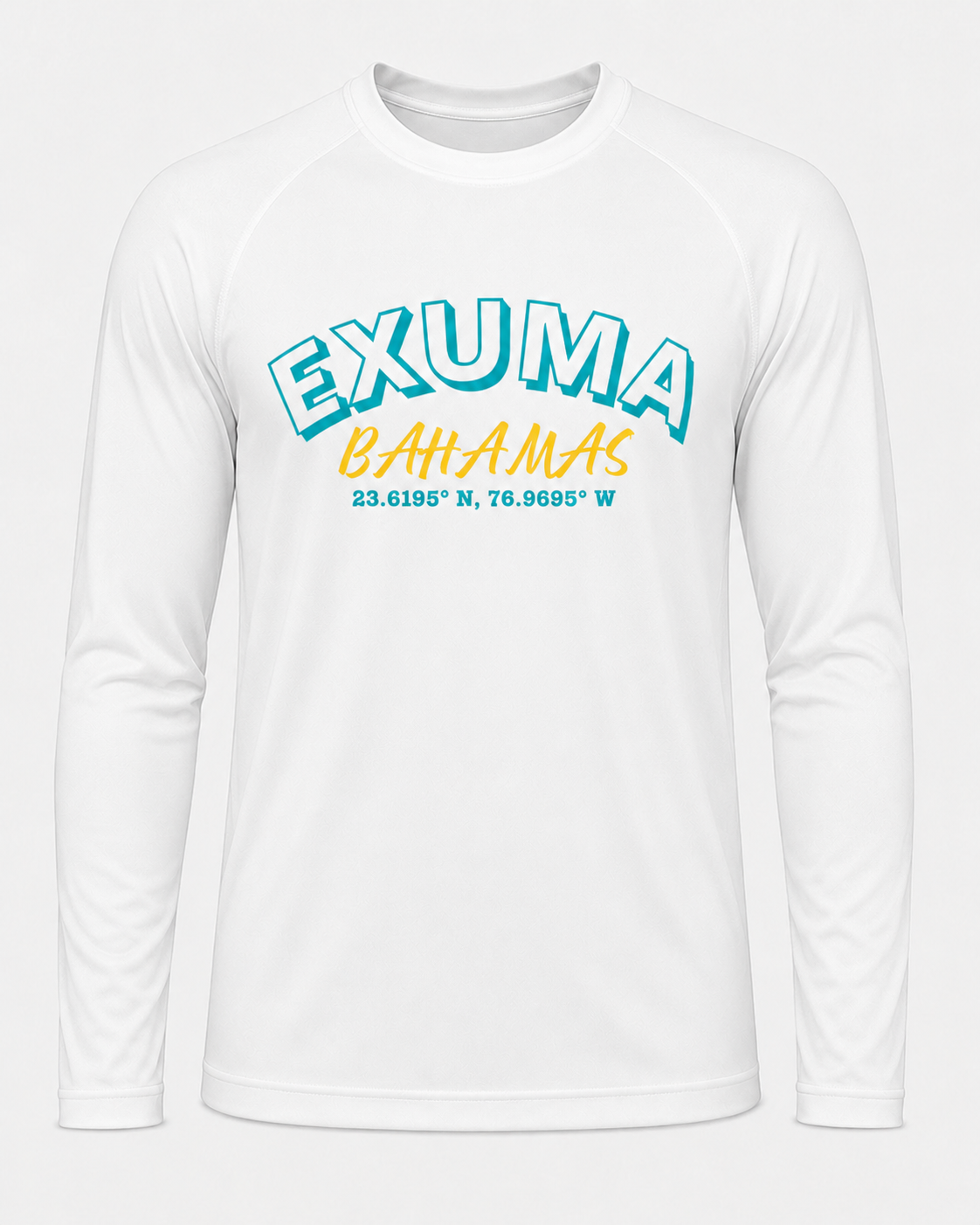 Exuma Bahamas Long Sleeve Performance — Island Colors