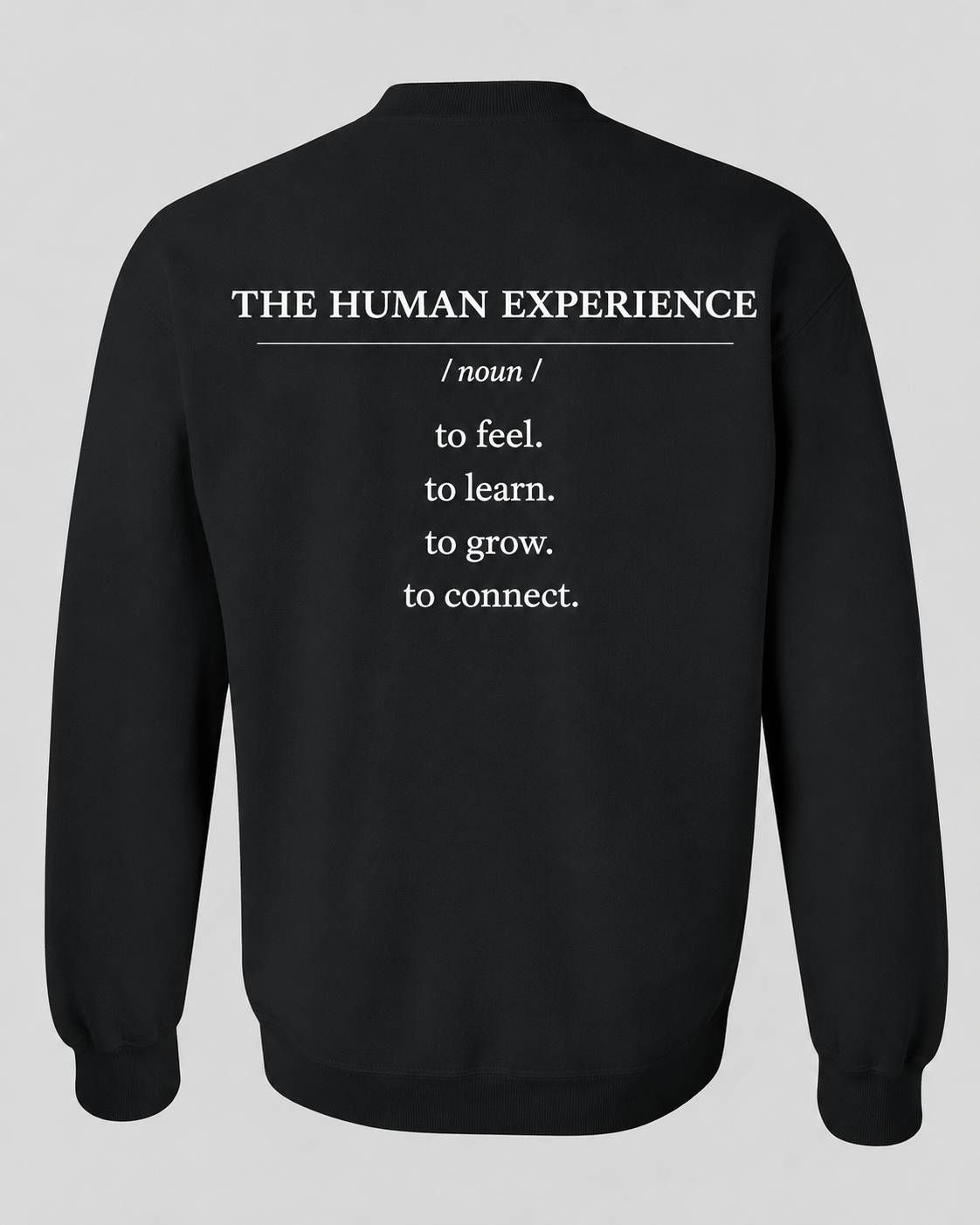 The Human Experience Signature Fleece Crewneck — Classic