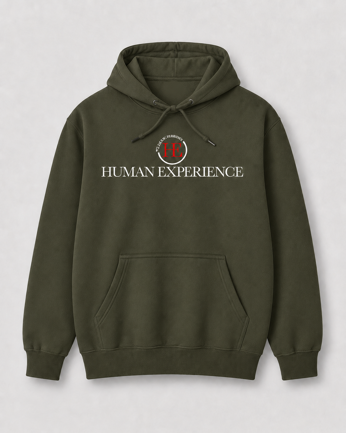 Human Experience Signature Hoodie — Garnet/Military Green/Black