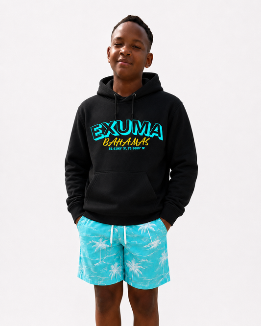 Exuma Bahamas Coordinates Hoodie
