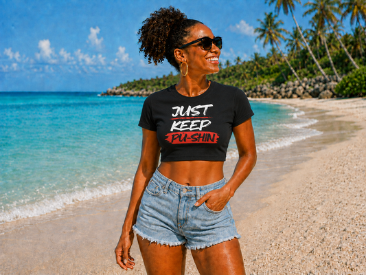Just Keep 'Pu-Shin Graphic Tank Top