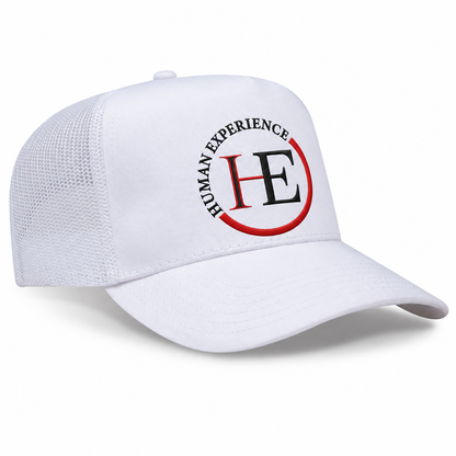 Human ExperienceTrucker Hat — White