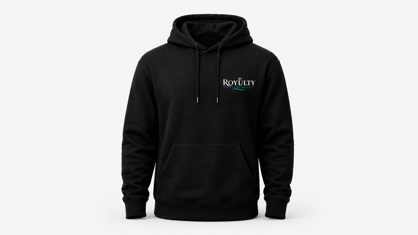 Sunset Crown Black Hoodie