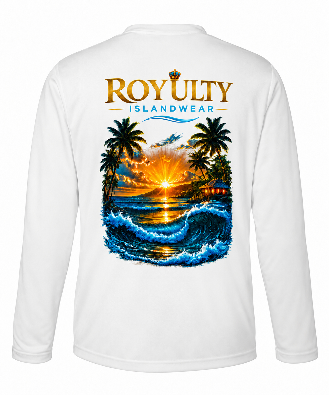 ROYULTY Islandwear “Golden Tide” Long-Sleeve Rash Guard