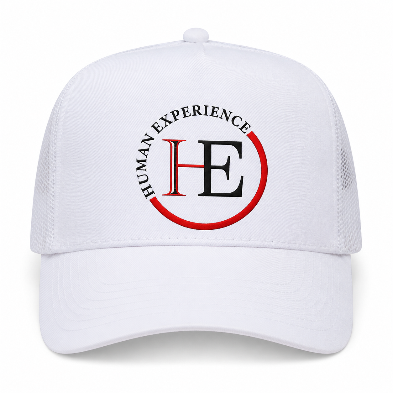 Human ExperienceTrucker Hat — White
