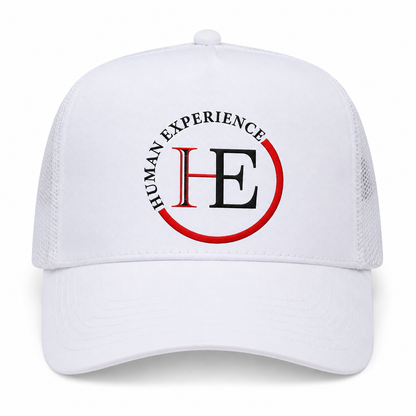 Human ExperienceTrucker Hat — White