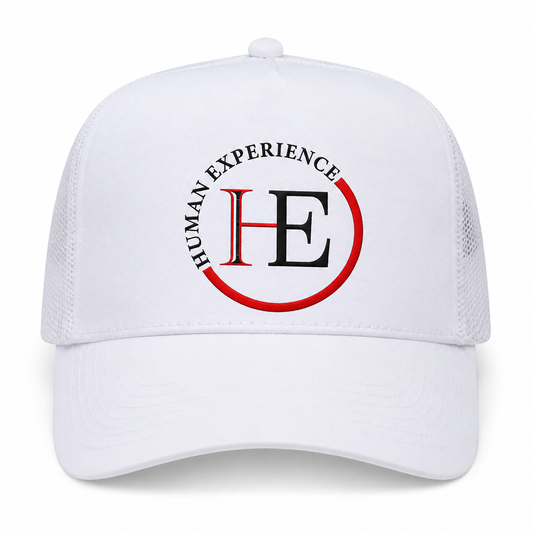 Human ExperienceTrucker Hat — White