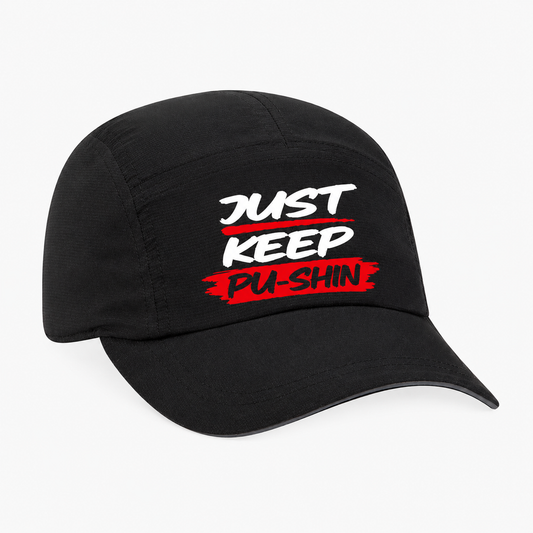 Just Keep Pu-Shin Performance Running Hat