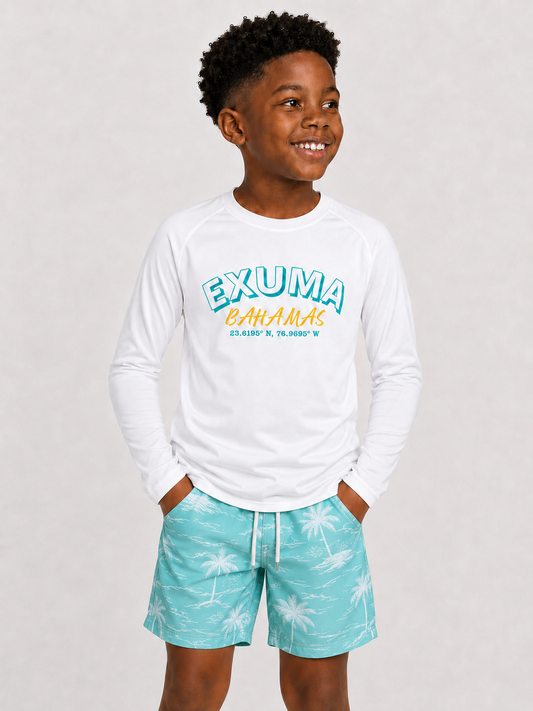 Youth Exuma Bahamas Rash Guard