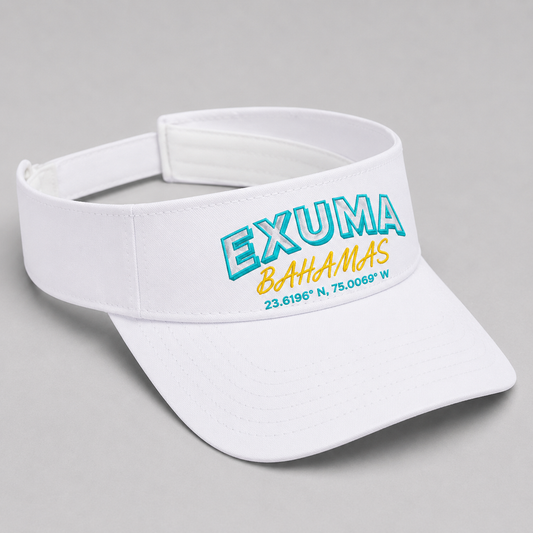 Exuma Bahamas Sun Visor