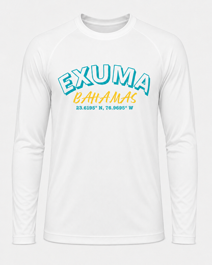 Exuma Bahamas Long Sleeve Performance — Island Colors