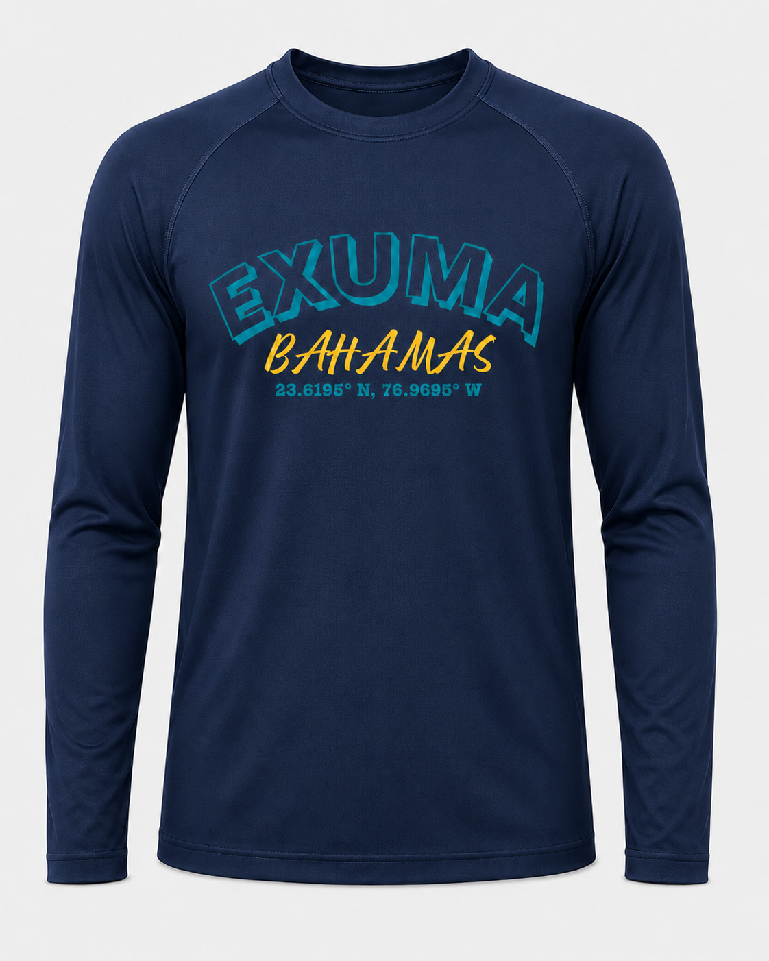 Exuma Bahamas Long Sleeve Performance — Island Colors