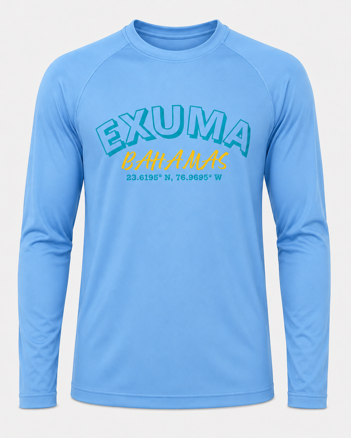 Exuma Bahamas Long Sleeve Performance — Island Colors