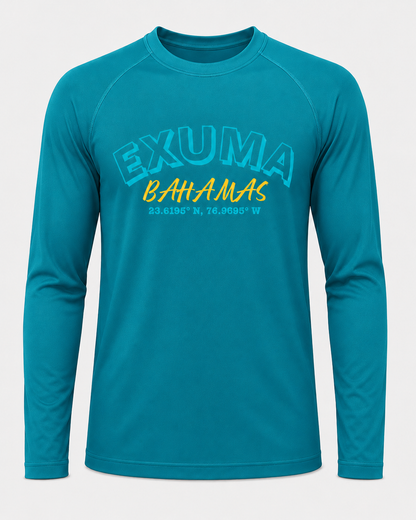 Exuma Bahamas Long Sleeve Performance — Island Colors