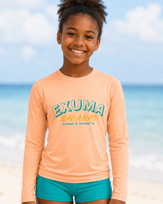 Youth Exuma Bahamas Rash Guard