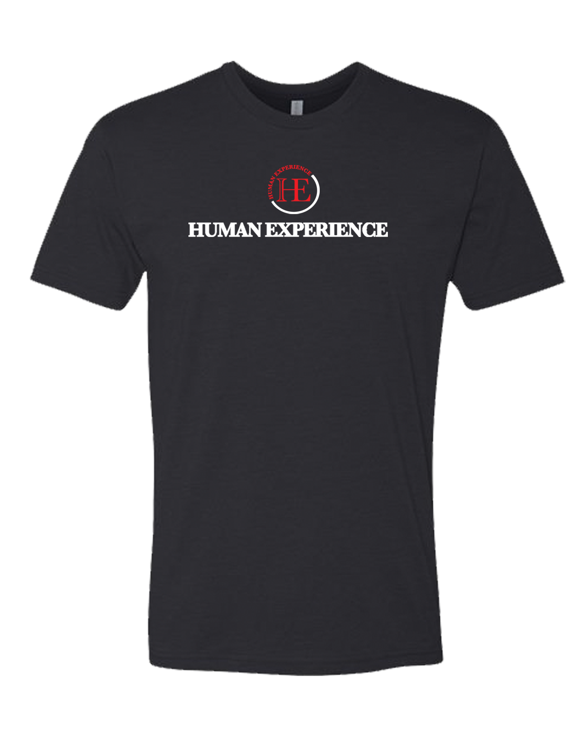 Human Experience HE Logo Black T-Shirt