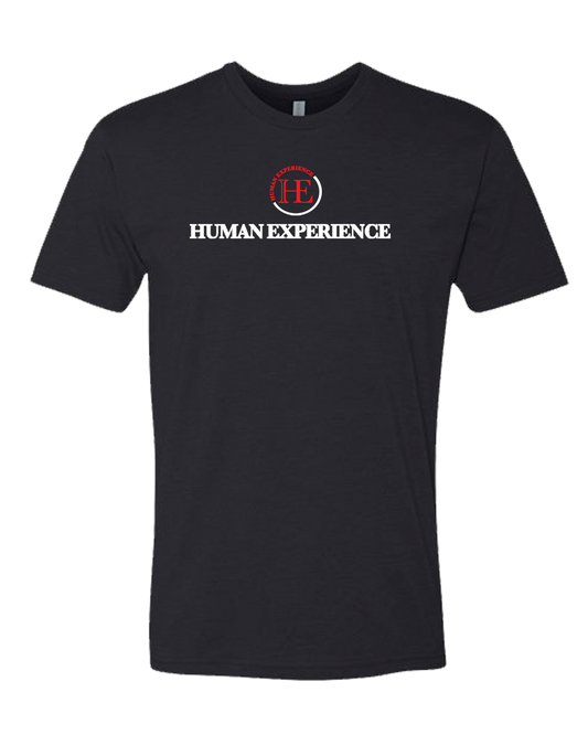 Human Experience HE Logo Black T-Shirt