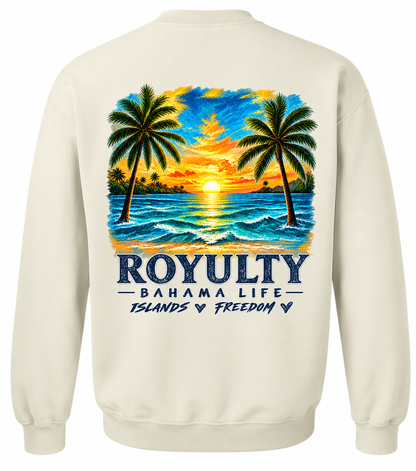 ROYULTY Bahama Life Sunset Crewneck